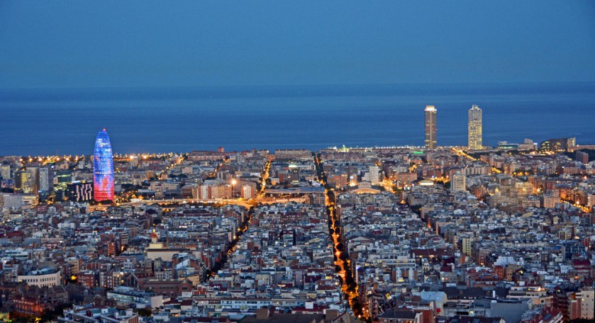 barcelona skyline